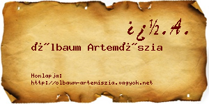 Ölbaum Artemíszia névjegykártya